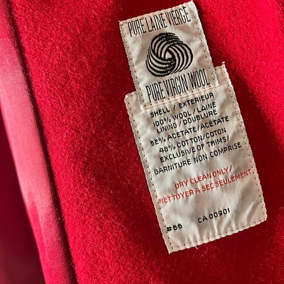 VINTAGE LONDON FOG Virgin Wool Coat - Picture 4 of 7